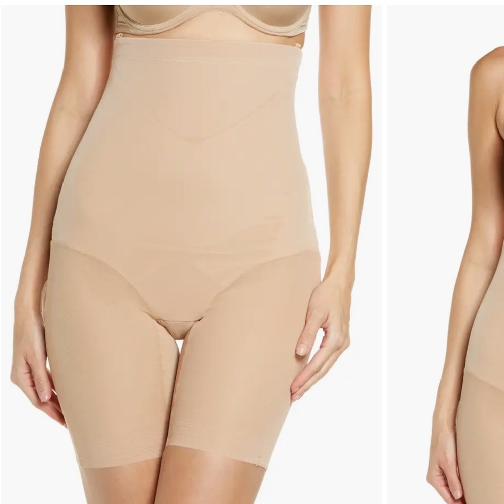Honeylove Plus Size 3X SuperPower Shorts‎ Shapewear in Sand NEW